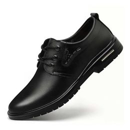 Dress Shoes New Men Leather Shoes Business Men'S Dress Shoes Fashion Casual Wedding Shoes Comfortable Pointed Solid Colour Men Shoes R230227