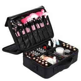 Cosmetic Organiser Storage Bags 2023 New Makeup Case Waterproof Oxford Cloth Large Capacity Travel Bag Tattoo Beautician Suitcases Y2302