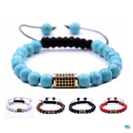 car dvr Beaded Strands 10Pc/Set 8Mm Handmade Custom Beads Weave Friends Bracelet For Fashion Yiwu Jewelry Drop Delivery Bracelets Dh8Wj