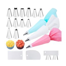 car dvr Other Bakeware 826 Pcs Set Cream Nozzles Pastry Tools Accessories For Cake Decorating Bag Kitchen Bakery Confectionery Equipment Dro Dhsa6