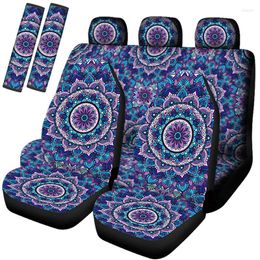 Car Seat Covers 9 Pieces Sunflower Auto Parts Set Front Cover Back Bench Headrest 1 Orde