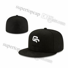 Prates Hat Men's Baseball Full Closed Caps Summer Gold Letter Bone Men Women Brown Colour All 32 Teams Casual Sport Flat Fitted hats SD San Diego Mix Colours F27-047