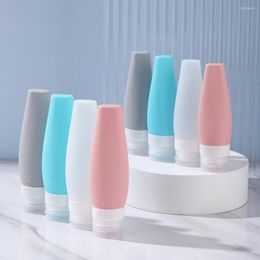 Storage Bottles 60/90ml Silicone Split Bottle Lotion Refillable Squeeze Containers For Shampoo Shower Gel Hand Sanitizer