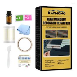 Car Wash Solutions DIY Quick Repair Rear Window Defogger Kit Glass Grid Fix Defroster Broken Scratched Lines Heater