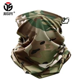 Magic Scarves Magic Headband Multicam Camouflage Tactical Neck Warmer Tube Face Cover Bandana Head Military Bicycle Scarf Wristband Pirate Rag 230227