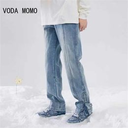 Men's Jeans 2022 Spring Summer Men Classic Jeans Jean Homme Pantalones Hombre Men Soft blue Biker Masculino Denim Overalls Mens Pants Z0225