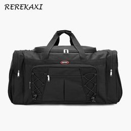 Duffel Bags Large Capacity Men's Travel Bag Weekend Women's Waterproof Polyester Hand Luggage Big Bag Male Travel Duffle Bags Packing Cubes 230223