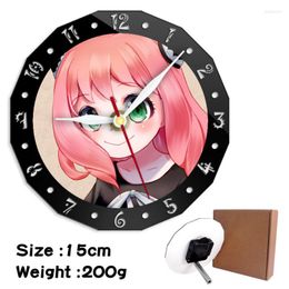 Wall Clocks Anime Clock Modern Design Creative Reloj De Pared Simple Ornaments Desktop Home Decor For Bedroom Living Room