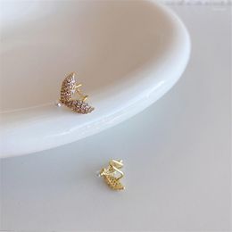 Backs Earrings Baroque Pearl Fishtail Ear Cuff Fake For Women Gold Colour Zirconia Earcuff Clip No Piercing Cartilage