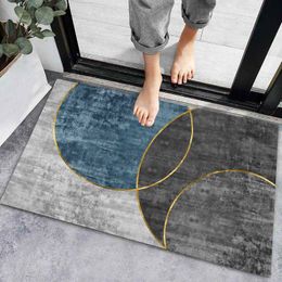 Carpet Anti-slip Entrance Door Mat Modern Super Absorbent Bath Home Floor Rug for Hallway on the Waterproof 230227