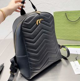 Designers backpacks luxurys backpack handbag letter design large capacity Turned seam texture hiking bag versatile gift backpack Material