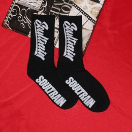 Men's Socks New Soultrain Street Graffiti Letters Skateboard Cotton Men Socks Personality Women stockings Z0227