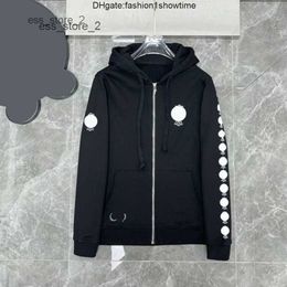 Mens Hoodies Designer Chrome Winter Sweatshirts Heart Hoodie Ch Long Sleeve Zipper Jacket Loose Coat Hooded Hoody Men Woman Hip Hop Chromees QR5V