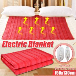 Blankets Electric Blanket 220V Winter Heater Single Body Warmer Heated Thermostat Heating 150cmx70cm/150cmx130cm