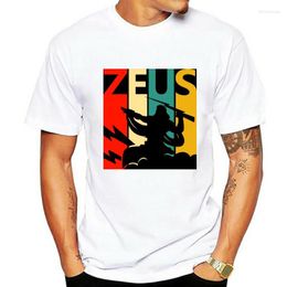 Men's T Shirts Men T-shirt Vintage 1970s Greek God Zeus Tshirt Women Shirt
