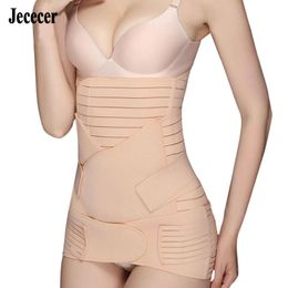 Women's Shapers Women Postpartum Girdle Waist Trainer Belts Belly Sheath Modelling Strap Tummy Binder Slimming Body Shapewear Compression Bandage 230227