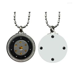 Pendant Necklaces Special Design Bio Scalar Quantum Necklace Volcanic Stone EMF Protection