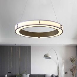 Pendant Lamps Minimalist LED Personality Chandelier Post-modern Light Luxury Living Room Study Dining