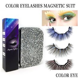 Makeup Sets New Magnetic Liquid Eyeliner Colorf False Eyelashes Set Waterproof Long Lasting Eyelash Extension Drop Delivery Health Be Dhvhb