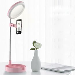 Table Lamps Selling Folding Lamp Integrated Multifunctional Beauty Mobile Phone Holder LED Reading Desk