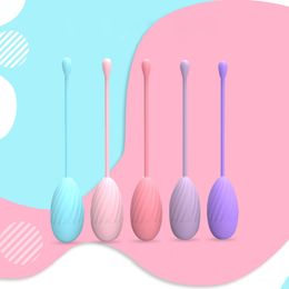 Eggs/Bullets 5pcs/set Safety Silicone Kegel Ball Sex Shop Vagina Geisha Tightening Exercise Ben Wa Pussy Toys for Woman 230227