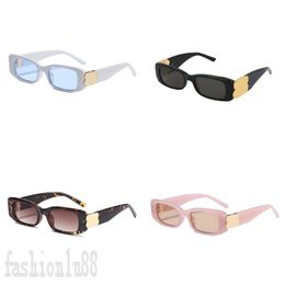 Luxury sunglasses polarized sunglasses b retro multicolor hollow out gold plated letter lunettes soleil uv protection aaaaa designer glasses for women PJ025 C23