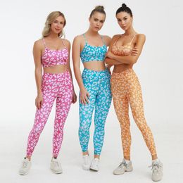 Active Sets Women's Yoga Wear Gym Set Women Clothing Fitness Leggings Sport Suit Work Out Sportswear Outfit Sports