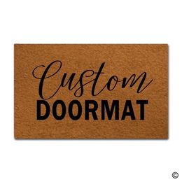 Carpet Door Mat Entrance Custom Doormats Funny Floor Non-slip Doormat 18 by 30 Inch Machine Washable 230227
