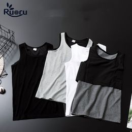 Women's Shapers Ruoru S - 6XL Tomboy Chest Breast Binder Trans Vest Flat Slim Shaper Lesbian Breathable Undershirt Bandage Tank Tops 230227