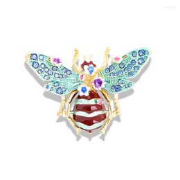 Brooches Enamel Insect Bee For Women Men Pins Brooche Banquet Gift Hat Scarf Collar Cuff