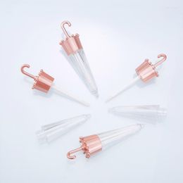 Storage Bottles Wholesale Cosmetic Lip Gloss Packaging Containers Cute Umbrella Empty Wand Tubes Refillable Lipgloss Container