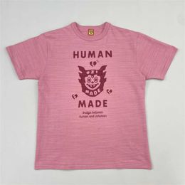 Men's T-shirts 2023ss Human Made T Shirt Men Women 1 High Quality Heart Print Oversized Hip-hop Top Tees f3