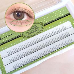 False Eyelashes Trendy V-shaped Single Natural Imitation Artificial Fairy Women Individual EyelashesFalse