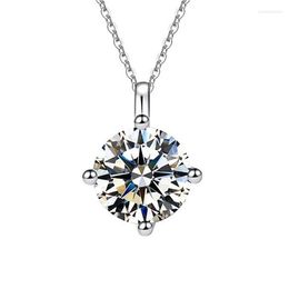 Pendant Necklaces CAOSHI Luxury Exquisite Round Cut Cubic Zirconia Necklace For Women Romantic Valentine's Day Gifts Statement Jewelry