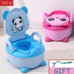 Seat Covers Panda Boys and Girls Potty Training Seat Children's Pot Urinal Infant Cute Toilet Seat WC -Free Cleaning Brush 230227