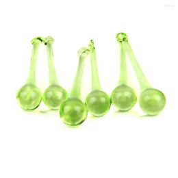 Chandelier Crystal 16x60mm/20x80mm Lt.green Glass Prism Raindrops Modern Pendants Lighting Parts For Home Decoration