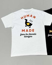 Men's T-shirts 2023ss Human Made T Shirt Men Women 1 High Quality Heart Print Oversized Hip-hop Top Tees b2