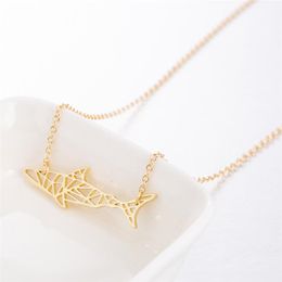 Chains Colour Delicate Beauty Brief Fish Chians Necklace Materials Is Stainless Steel 316 No Easy Fade Anti-allergy