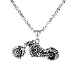 Chains Men's Ghost Rider Rock Punk Necklaces Pendants Fashion Stainless Steel Motorcycle Necklace Men Jewelry