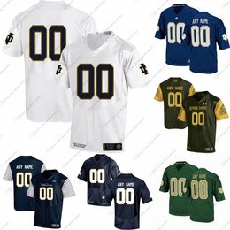 Custom NCAA College Notre Dame Fighting Irish Football Jerseys Selna Staes Yanoshak Alt Baker Carmody Chan Coogan Correll Craig Fisher Johnson Kristofic Lugg