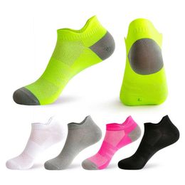 Men's Socks Sports Running Socks MenWomen Athletic Cycling Ankle Socks Thin Breathable Quick Dry Marathon Fitness Short Low Cut Socks Z0227
