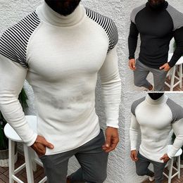 Men's Polos The spring of in Europe and the cultivate one's morality long sleeve turtle neck sweater coat male head 230227