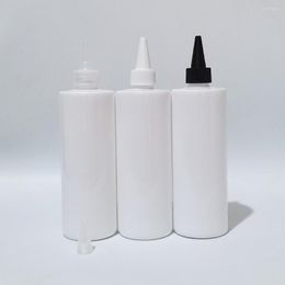 Storage Bottles 20pcs 350ml Empty White Lotion Plastic With Twist Top Cap Liquid Soap Packaging Containers Glue Cosmetic