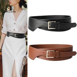 Belts Corset Wide Belts Pu Leather Slimming Body Waistband For Women Elastic Waist Belts Strap Belt Bownot Dress Coat Accessories x268 Z0223