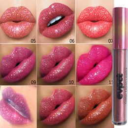 Lip Gloss 15 Colors Waterproof Glitter Tint Diamond Shiny Velvet Matte Liquid Lipsticks Long Lasting Lipgloss Makeup Cosmetic