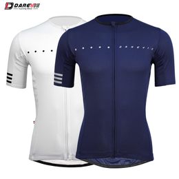 Cycling Shirts Tops DAREVIE Cycling Jersey Summer Man Cycling Maillot Breathable Quick Dry Pro Team High Quality Slim Fit MTB Road Bike Jersey 230227