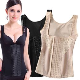 Women's Shapers Women Waist Trainer Push Up Vest Tummy Belly Girdle Body Shaper control Cincher Corset Shaperwear Slimming Belt 230227