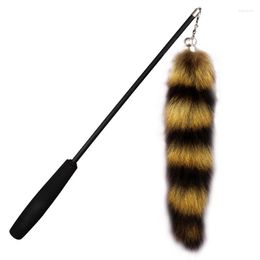 Cat Toys Long Hairy Funny Toy Rod Replacement Teaser Stick Plush Pet Interactive Accessories