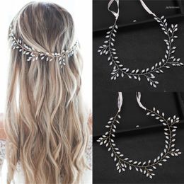 Headpieces Handmade Bridal Hair Vine Headband Wedding Accessories Comb Pins Jewellery Rose Gold Silver Colour Women Hairband