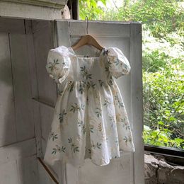 Girl's Dresses Spring Summer Child Little Girls Clothing Casual Sun Dress Elegant Children Dresses Teens Party Princess Sundress